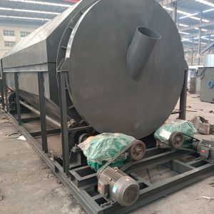 Grey Separating Rotary Screen For Solid Waste Separation 300t/H