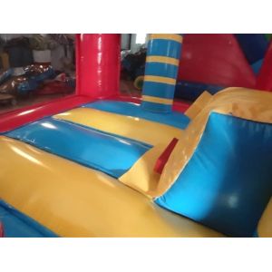 Buy cheap 1000D Outdoor Bounce House Ferris Wheel Tickets Inflatable Bouncer Castle With Slide Combo from wholesalers