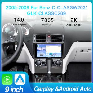 Buy cheap Factory Wholesale Price ABS Material Car Android Stereo for Benz C-CLASS W203 GLK-CLASS C209 2005-2009 with 5-8 Working Days Delivery and MOQ 100PCS from wholesalers