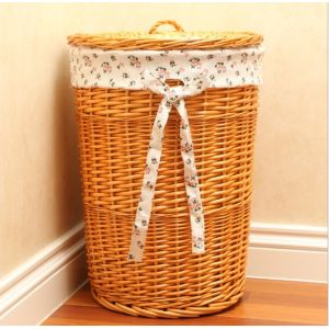 Buy cheap Cheap Storage Rattan Wicker Willow Laundry Basket With Lid Fashion Natural Baskets ECO Friendly Storage Factory Supply from wholesalers