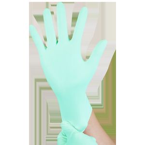 Buy cheap Non Sterile Disposable Latex Examination Gloves Synthetic Latex Gloves from wholesalers