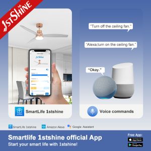 Buy cheap 52-Inch Ceiling Fan with Transparent Blades & LED Light from wholesalers