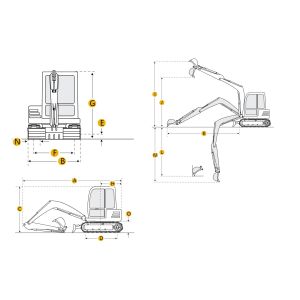 7672lb Second Hand Excavator 35D Used John Deere Excavator Fuel Efficient