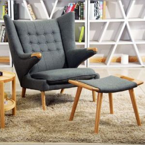 Buy cheap Hans Wegner Papa Bear Fiberglass Arm Chair Livingroom Use High Density from wholesalers