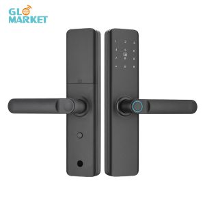 Buy cheap Glomarket App Control Intelligent Lock Bimoetric Fingerprint Electronic Digital Touch Screen Keypad Code Key Smart Door Lock from wholesalers