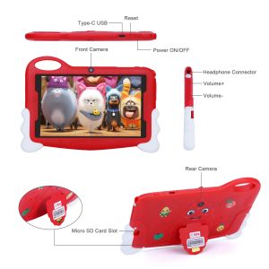 C Idea 7 Inch Android 13 Tablet With Kids App Educational Tablet For Student