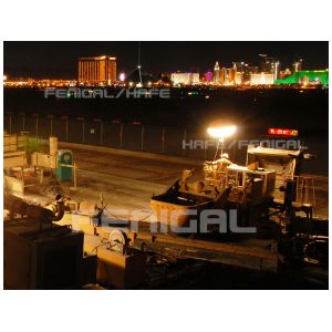 Pavement lighting balloon for highway construction vehicle mount LED600w
