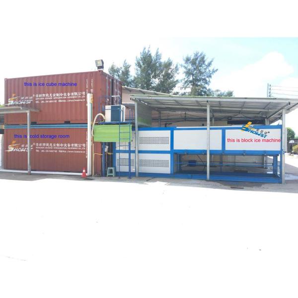 Buy cheap Automatic Commercial Direct Cooling Block Containerized Ice Machine 10Ton from wholesalers