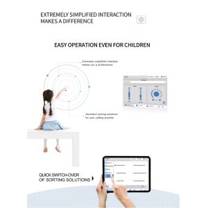 Grain Processing Equipment CCD Grain Color Sorter Optical Grain Sorting Machine
