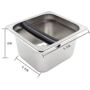 China Recycle Coffee Grind Knock Box Coffee Grind Knock Box Grounds Container on sale