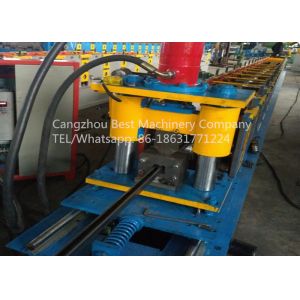 Buy cheap Solar Panels Mounting Strut Chanel Rack Roll Forming Machine with PLC Control System from wholesalers