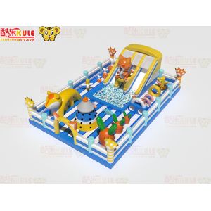 Buy cheap Indoor Commercial Grade Inflatable Bouncy House With Slides from wholesalers