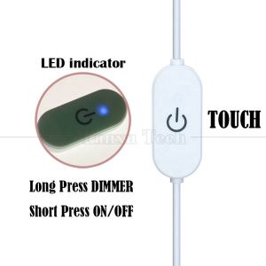 Buy cheap 5V 1m on off Switch Controller USB to Open Wires End Cable Touch Dimmer for 3w 5w Led Strip Light Lamp from wholesalers
