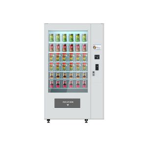 China Fruit Nutrition Salad Vending Machine With Advertising / Cooling Function on sale