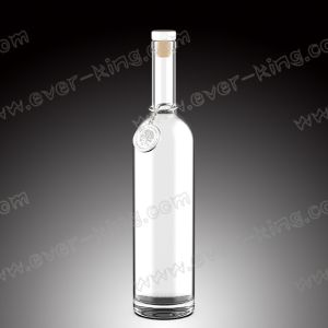 Buy cheap Custom Frosted Vodka Glass Bottles Electroplating 250ml 750ml from wholesalers