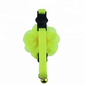 Adorable Flowers Pet Training Collars High Density Polyester Nylon Cat Collar
