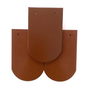 Buy cheap Glazed Fish Scale Ceramic Plain Roof Tile Shingle Free Samples from wholesalers