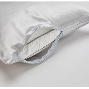 Buy cheap Hypoallergenic Satin Pillow Case Set with Hidden Zipper Closure from wholesalers