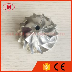 Buy cheap S200 50.60/75.20mm 7+7 blades High performance turbo billet/milling/aluminum compressor wheel from wholesalers