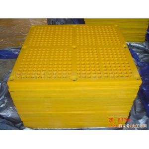 Buy cheap 610*610mm Polyurethane modules screen panel standard rail type with self-cleaning performance aperture holes can be customized from wholesalers