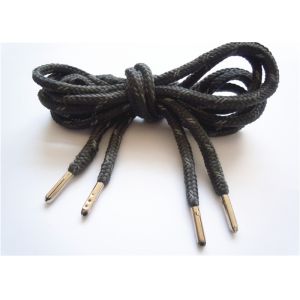 Buy cheap Custom Print Nylon Polyester Flat Shoe Laces With Plastic Tip from wholesalers