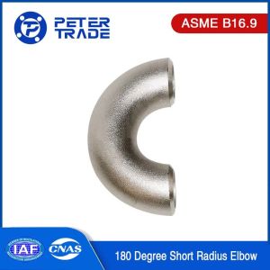 Buy cheap Butt Welded Fittings ASME B16.9 180 Deg Short Radius Elbows 1'' To 24'' SCH5 SCH10 SCH20 from wholesalers