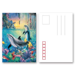 Buy cheap Custom Lenticular Printing Holographic 3D Postcard Heat Resistant Non Toxic from wholesalers