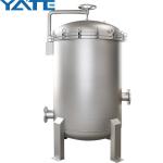 Buy cheap SS 304 / 316 Industrial High Flow Cartridge Stainless Steel Water Bag Filter Double Housing For Water Treatment from wholesalers