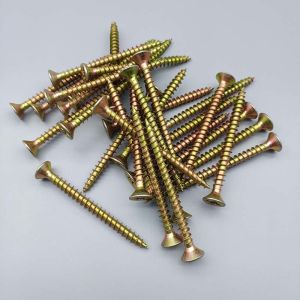 Buy cheap Zinc Plated DIN7505 Standard Cross Countersunk Self Tapping Galvanized Screw For Building Projects product