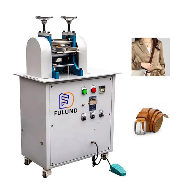 Quality Precision hydraulic genuine leather belt embossing machine for sale