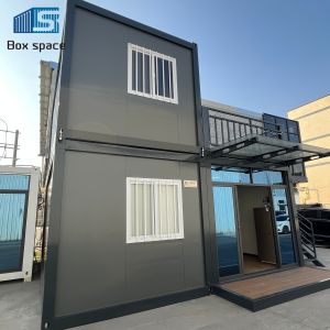 Buy cheap 20ft X 20ft Two Storey Container Office With Roof Decking Home Office And Holiday House For Personal Use from wholesalers