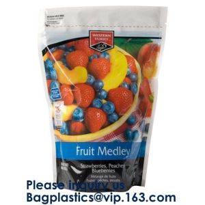 Buy cheap Jerky bags Three side seal bag with euro slot and zipper ( Bottom open) Three side seal bag with euro slot and No zipper from wholesalers