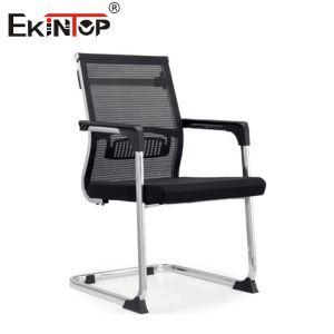 China Breathable Mesh Back Office Chair With Curved Metal Frame on sale