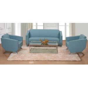 Buy cheap Modern PU leather China reception office sofa from wholesalers