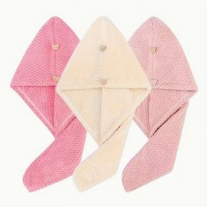 Buy cheap Quick Dry Hair Wrap 3-Piece Set - 100% Polyester Microfiber Headscarf with SEDEX 4P Certification from wholesalers