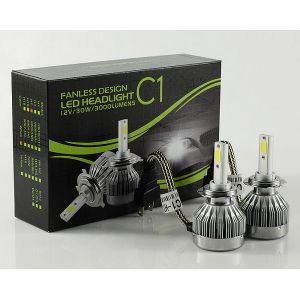 Buy cheap Hot Cheap C1 60W 6000LM Fanless H7 LED HEADLIGHT with 6000K product