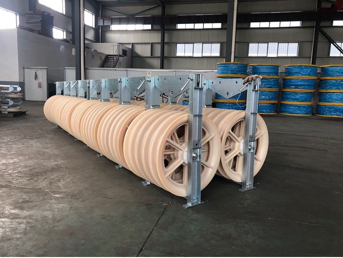 Buy cheap Line Stringing 660mm Cable Pulling Pulley from wholesalers