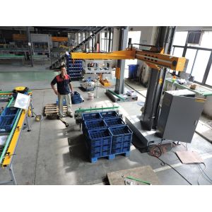 Buy cheap PLC Compact 1200x1200mm Intelligrated Auto Robotic Palletizing System from wholesalers