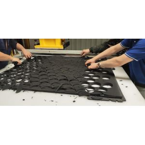 Rubber Gasket Die Cutting Machine with precision four column