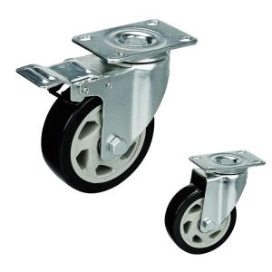Buy cheap Black Floor Protecting PVC 6 Inch Swivel Caster Wheels from wholesalers