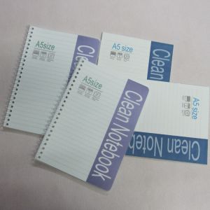 PVC Cover Lint Free 50 Pages A5 Cleanroom Spiral Notebook