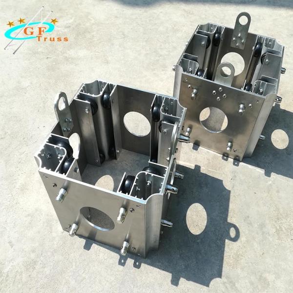 Quality Square 6061 T6 Aluminum Truss Sleeve Block For Concert for sale