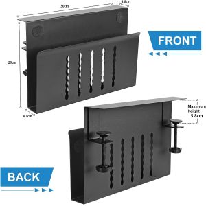 Buy cheap Adjustable Side Desk Laptop Holder with File Clamp-On Organizer and Magnetic Pen Holder from wholesalers