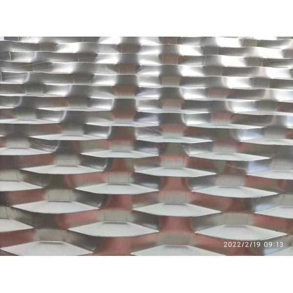 Quality Big Diamond Hole Expanded Metal Mesh Powder Coated 1.5x3m for sale