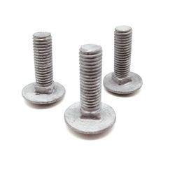Flat Head Carbon Steel Carriage Bolt M8 Din 903 Chrome And Nut Hardened M4