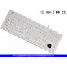 Buy cheap Function Keys Washable Silicone USB Keyboard Built - In Trackball from wholesalers