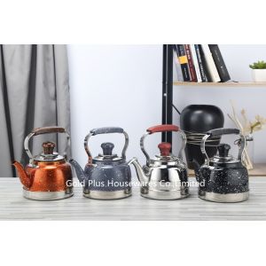 Buy cheap 16cm 18cm Heat Retention Stainless Steel Tea Kettle Double Layer from wholesalers