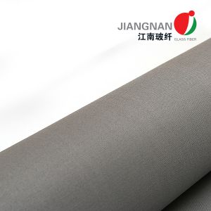 Buy cheap 750C Stainless Steel Wire Inserted Fiberglass Fabrics With Both Sides Silicone / Polyurethane  For Fire Curtain from wholesalers