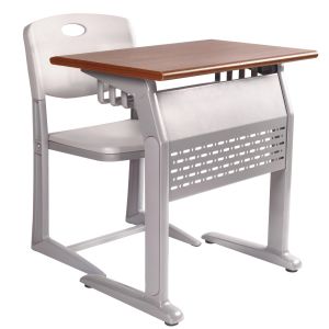 Buy cheap Fixed Height Double Student Desks Environmentally Friendly Classroom Tables And product