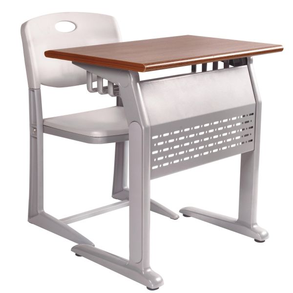 Quality Fixed Height Double Student Desks Environmentally Friendly Classroom Tables And Chairs for sale